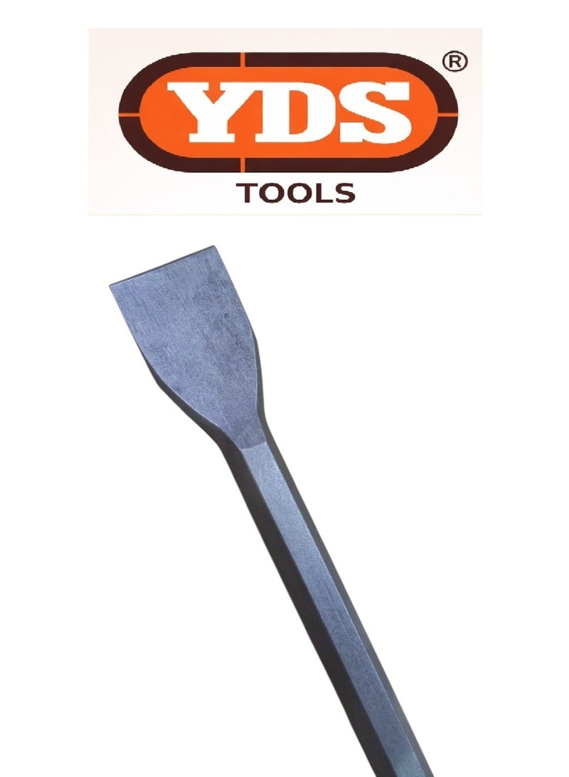 YDS 2 PCS Flat Chisel for Hammer Drill YDS – 17×350×40 mm – Heavy Duty Steel for Demolition & Concrete Work – Model YDS-0134-4 - Image 2